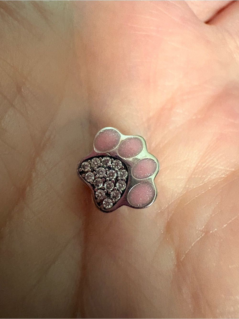 S925 paw print charm Linx